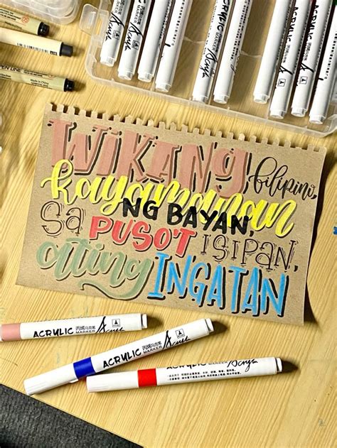 slogan lettering tagalog|6 LETTERING IDEAS FOR SLOGAN .